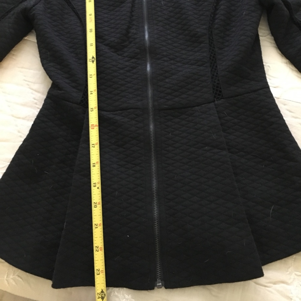 Super cute black peplum jacket! - Picture 3 of 6